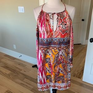 Marcelle Margaux Silky Dress Multicolor Womens XS